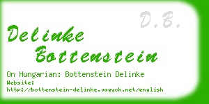 delinke bottenstein business card